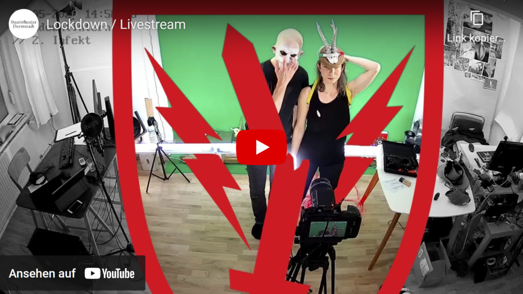 Screenshot des YouTube-Players für den Livestream